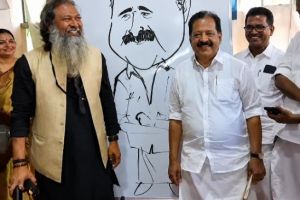 സ്കൂൾ പ്രവേശനോത്സവം: ആഭ്യന്തരമന്ത്രിക്ക് വേഗവരയിലൂടെ അവിസ്മരണീയ വരവേൽപ്പ്!
