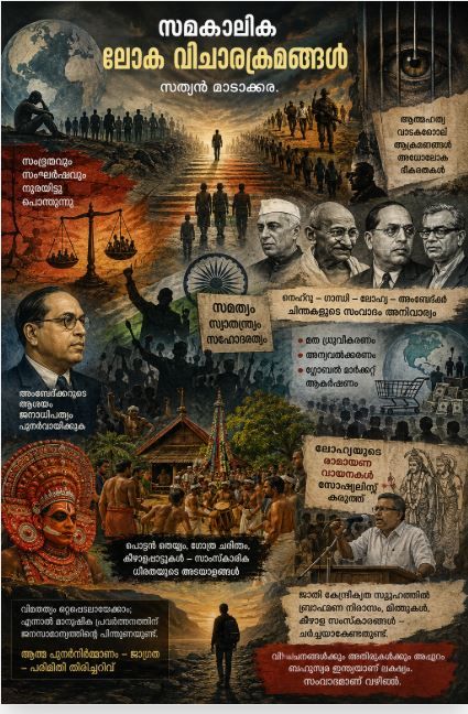 സമകാലിക ലോക വിചാരക്രമങ്ങൾ  സത്യൻ മാടാക്കര.