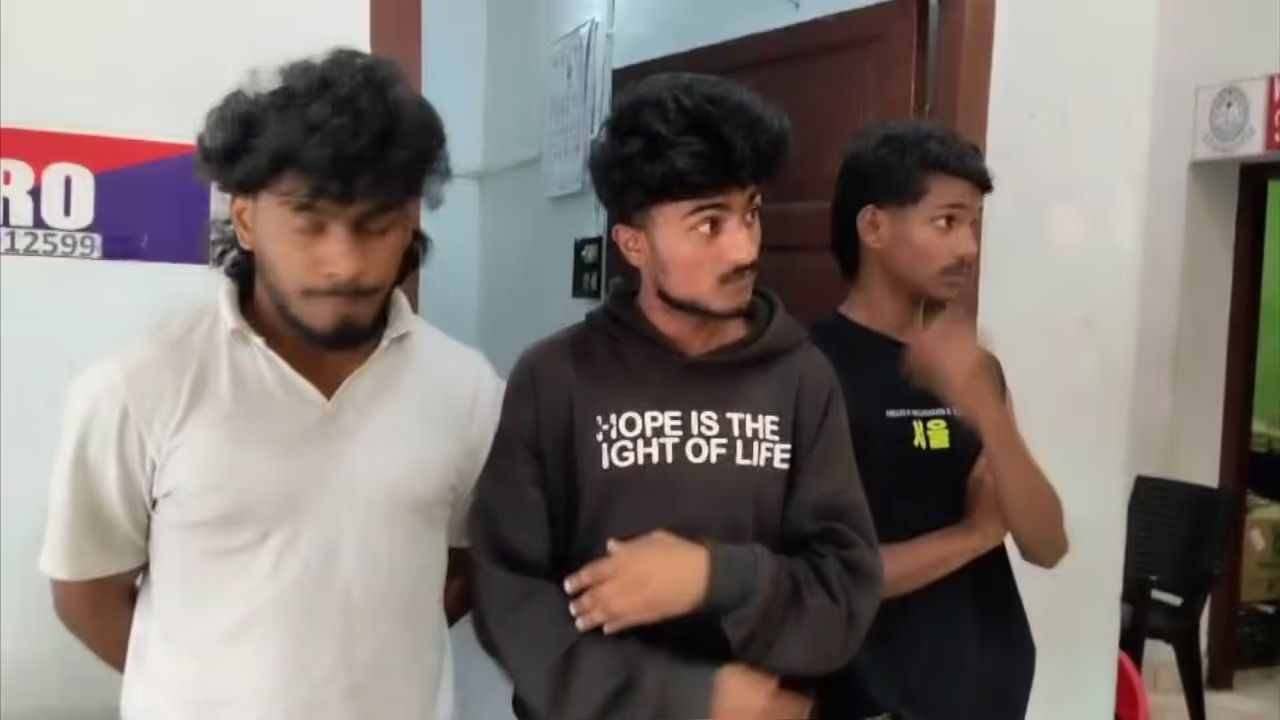 എഞ്ചിനീയറിങ് കോളേജ് ഹോസ്റ്റലിന് സമീപം കഞ്ചാവ് ചെടികൾ, ചെറുപൊതികളുമായി  വിൽപനയ്ക്കെത്തിയ 3 പേർ അറസ്റ്റിൽ