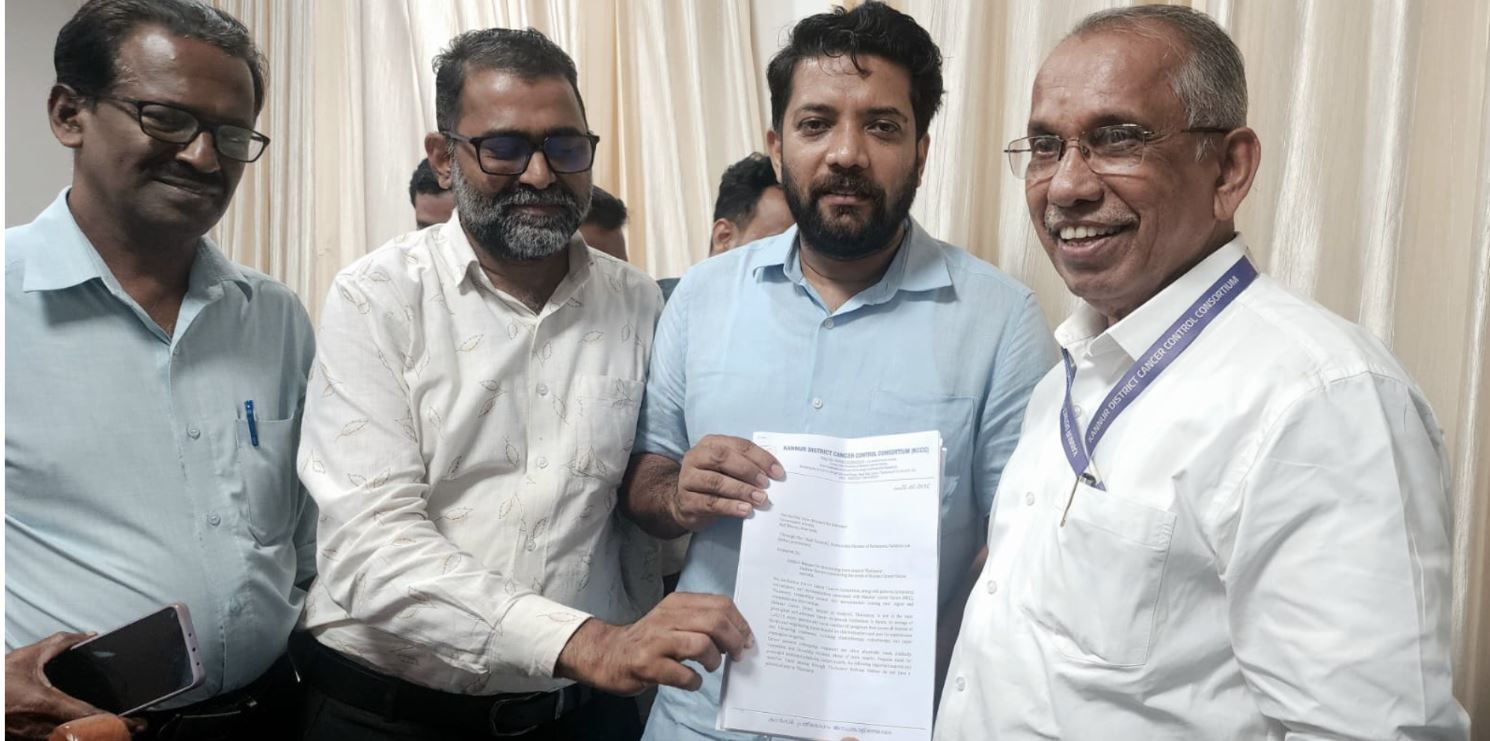 പ്രധാന ട്രെയിനുകൾക്ക് തലശ്ശേരിയിൽ സ്റ്റോപ്പ് അനുവദിക്കണം; ഷാഫി പറമ്പിൽ എം.പിക്ക് ഒപ്പുശേഖരണ നിവേദനം സമർപ്പിച്ചു