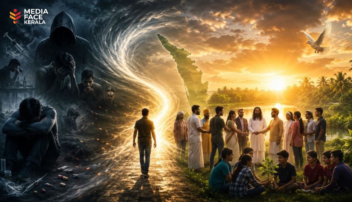 ഓപ്പറേഷൻ തൂഫാനും ജീവനകലയും: ലഹരിമുക്ത കേരളത്തിനായി ആത്മീയശക്തികൾ കൈകോർക്കുമ്പോൾ : ദിവാകരൻ ചോമ്പാല