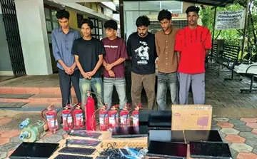 പൊന്നാനി സ്ത്രീകളുടെയും കുട്ടികളുടെയും ആശുപത്രിയിൽ മോഷണം നടത്തിയ ആറുപേർ അറസ്റ്റിൽ; മൂന്ന് ലക്ഷത്തിന്റെ സാധനങ്ങൾ കവർന്നു