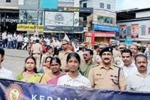 ലഹരിക്കെതിരേ ബേപ്പൂർ മണ്ഡലത്തിൽ പോലീസ് നേതൃത്വത്തിൽ ബോധവത്കരണവും പഞ്ചും