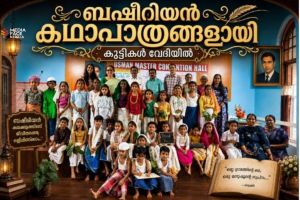 ചാലക്കര പി.എം. ശ്രീ ഉസ്മാൻ ഗവ:ഹൈസ്കൂളിൽ അവതരിപ്പിച്ച ബഷീറിയൻ കഥാപാത്രങ്ങൾ