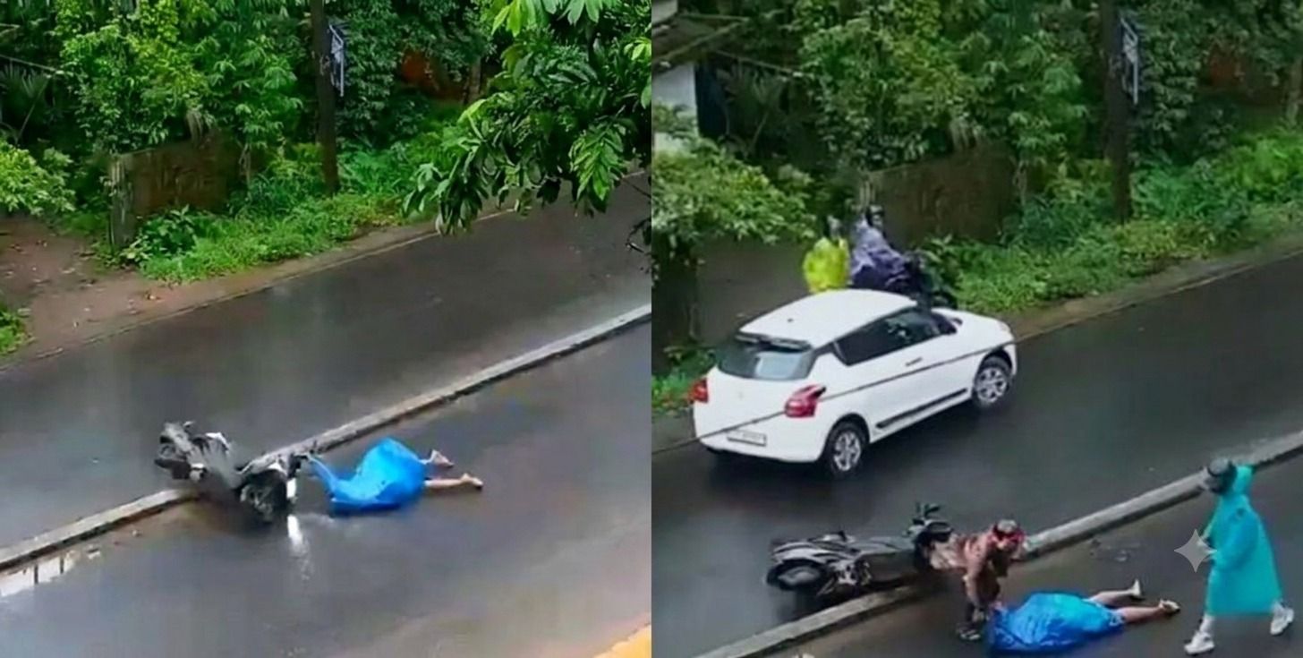 മൂടാടി ഉരുപുണ്യകാവ് ക്ഷേത്രത്തിന് സമീപം ബൈക്ക് ഡിവൈഡറിലിടിച്ച് അപകടം