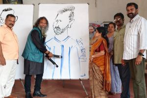 ജിതേഷ് ജി: ലഹരിയ്ക്കെതിരെ ഫിഫ ഫുട്ബോൾ ലഹരി ' എന്ന സന്ദേശമുയർത്തി 'ഫുട്ബോൾ താരവരയരങ്ങ്‌'