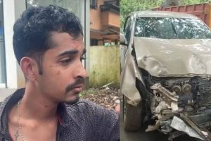 മദ്യലഹരിയിൽ വാഹനമോടിച്ച് അപകടപരമ്പര; മതിൽ തകർത്ത് നിന്ന ഇന്നോവയുടെ ഡ്രൈവർ കസ്റ്റഡിയിൽ