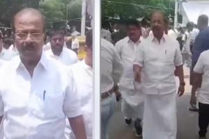 ഐക്യദാർഢ്യം വിദ്യാർഥികൾക്ക്, സിജെപിക്കല്ല; കെ. സുധാകരൻ സിജെപി സമരവേദിയിൽ, വിദ്യാർഥികൾക്ക് പിന്തുണ അറിയിച്ചു