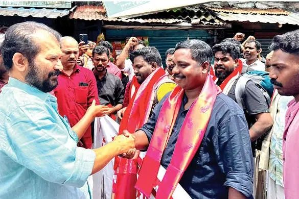 ഡൽഹി ചലോ പ്രക്ഷോഭം: ഡി.വൈ.എഫ്.ഐ. വളണ്ടിയർമാർക്ക് ആവേശോജ്ജ്വല യാത്രയയപ്പ്
