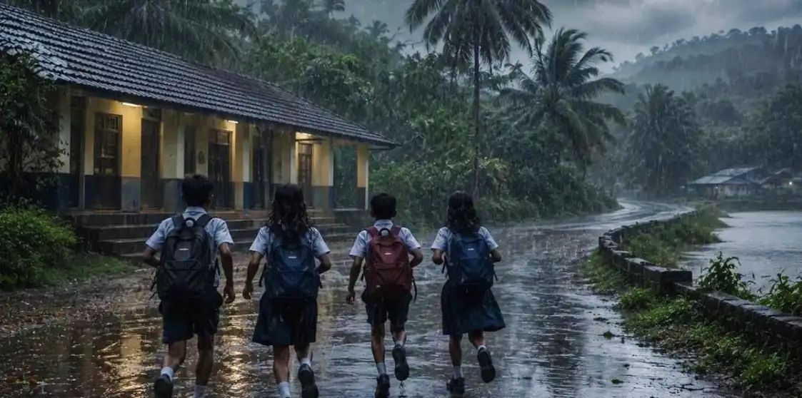 അതിശക്തമായ മഴ; പത്തനംതിട്ട, കണ്ണൂർ, കോഴിക്കോട് ജില്ലകളിലെ വിദ്യാഭ്യാസ സ്ഥാപനങ്ങൾക്ക് നാളെ അവധി