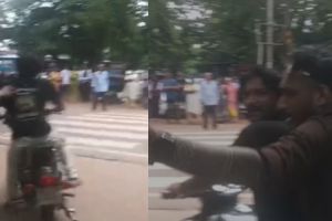 വർക്കലയിൽ റെയിൽവേ പൊലീസ് ഉദ്യോഗസ്ഥനെ ആക്രമിക്കാൻ ശ്രമം: പ്രതികൾക്കായി തെരച്ചിൽ