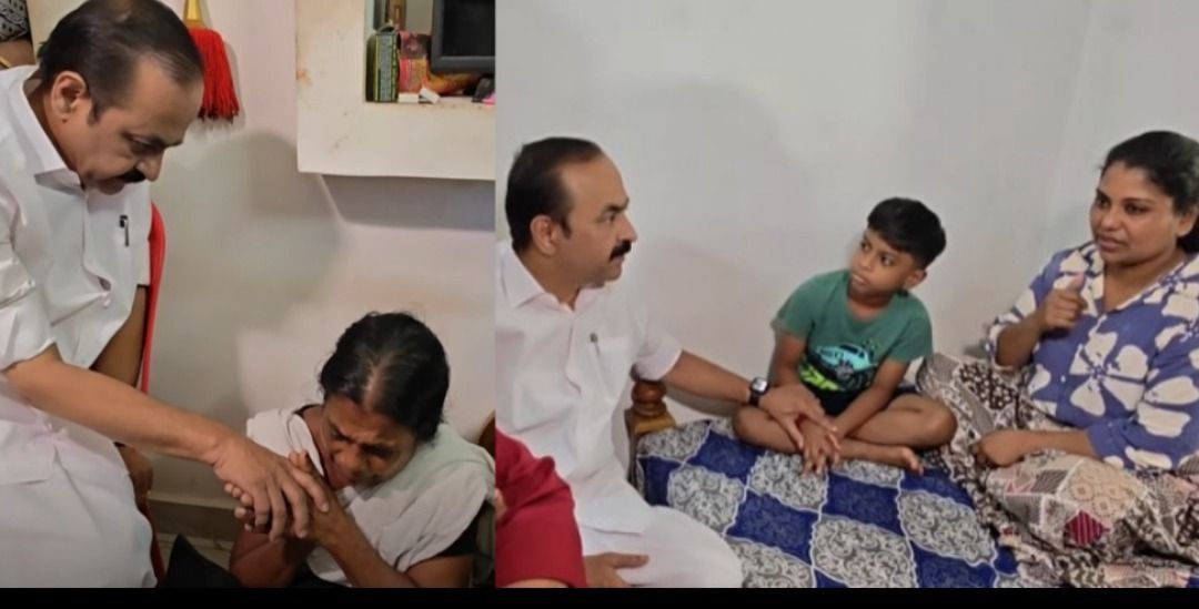 ഗൗതം കൃഷ്ണയെ കാണാതായി 11-ാം ദിവസം: നീണ്ടകരയിലെ വീട്ടിലെത്തി മുഖ്യമന്ത്രി വി.ഡി. സതീശൻ