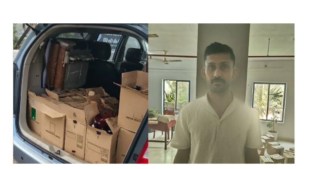 വടകരയിൽ എക്സൈസ് വേട്ട: ഇന്നോവ കാറിന്റെ ഡിക്കിയിൽ കടത്താൻ ശ്രമിച്ച 117 ലിറ്റർ വിദേശമദ്യം പിടികൂടി