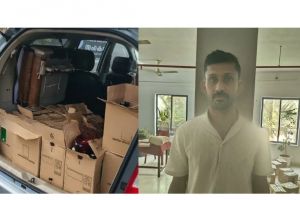 വടകരയിൽ എക്സൈസ് വേട്ട: ഇന്നോവ കാറിന്റെ ഡിക്കിയിൽ കടത്താൻ ശ്രമിച്ച 117 ലിറ്റർ വിദേശമദ്യം പിടികൂടി