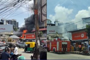 തിരുവനന്തപുരത്ത് ഫർണിച്ചർ കടയിൽ വൻ തീപിടുത്തം; ആരോ തീയിട്ടതാണെന്ന് കടയുടമ