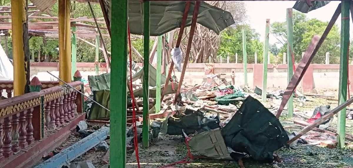 മ്യാന്മറിൽ ബുദ്ധവിഹാരത്തിന് നേരെ വ്യോമാക്രമണം: 14 പേർ കൊല്ലപ്പെട്ടു, നിരവധി പേർക്ക് പരിക്ക്