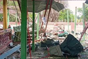 മ്യാന്മറിൽ ബുദ്ധവിഹാരത്തിന് നേരെ വ്യോമാക്രമണം: 14 പേർ കൊല്ലപ്പെട്ടു, നിരവധി പേർക്ക് പരിക്ക്