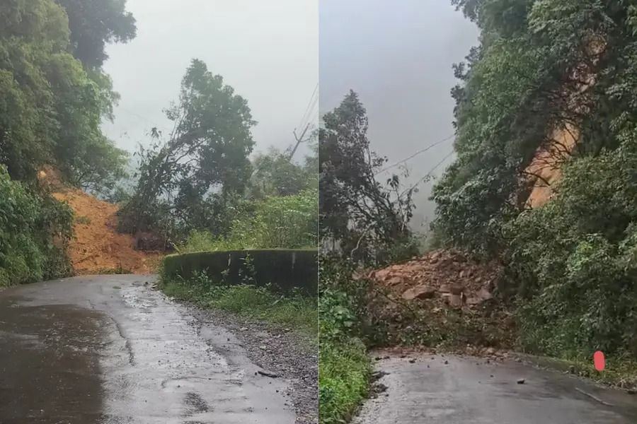 കണ്ണൂർ-വയനാട് പാതയിൽ പാൽചുരത്തിൽ മണ്ണിടിച്ചിൽ; ഗതാഗതം നിരോധിച്ചു