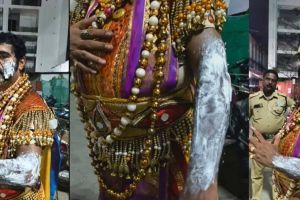 'മാവേലി'ക്ക് നേരെ തട്ടുകടക്കാരന്റെ ആക്രമണം: കായംകുളത്ത് 'മാവേലി'യുടെ ദേഹത്ത് തിളച്ച എണ്ണയൊഴിച്ചു, തട്ടുകടക്കാരനെതിരെ പരാതി