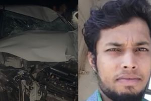 തൃശൂരിൽ നിയന്ത്രണം വിട്ട കാർ ബൈക്കിലിടിച്ച് മൂന്ന് വയസ്സുള്ള കുഞ്ഞുൾപ്പെടെ ഒരു കുടുംബത്തിലെ മൂന്ന് പേർ മരിച്ചു