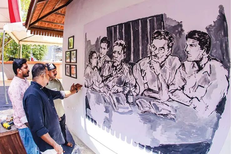 സി.പി.എം. വിപുലീകൃത സംസ്ഥാനകമ്മിറ്റി: ചുവപ്പണിഞ്ഞ് നഗരം; ഒരുക്കങ്ങൾ പൂർണം