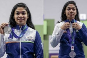 ഏഷ്യൻ ഗെയിംസ് ഷൂട്ടിങ്ങിൽ തിളങ്ങി വിദർശ വിനോദ്: 50 മീറ്റർ റൈഫിളിൽ  രണ്ടാം വെള്ളി