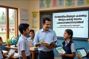അധ്യാപകൻ; അറിവിന്റെ വെളിച്ചം പകരുന്ന സാന്നിധ്യം :വി. രാജേഷ് മോഹൻ റാവു