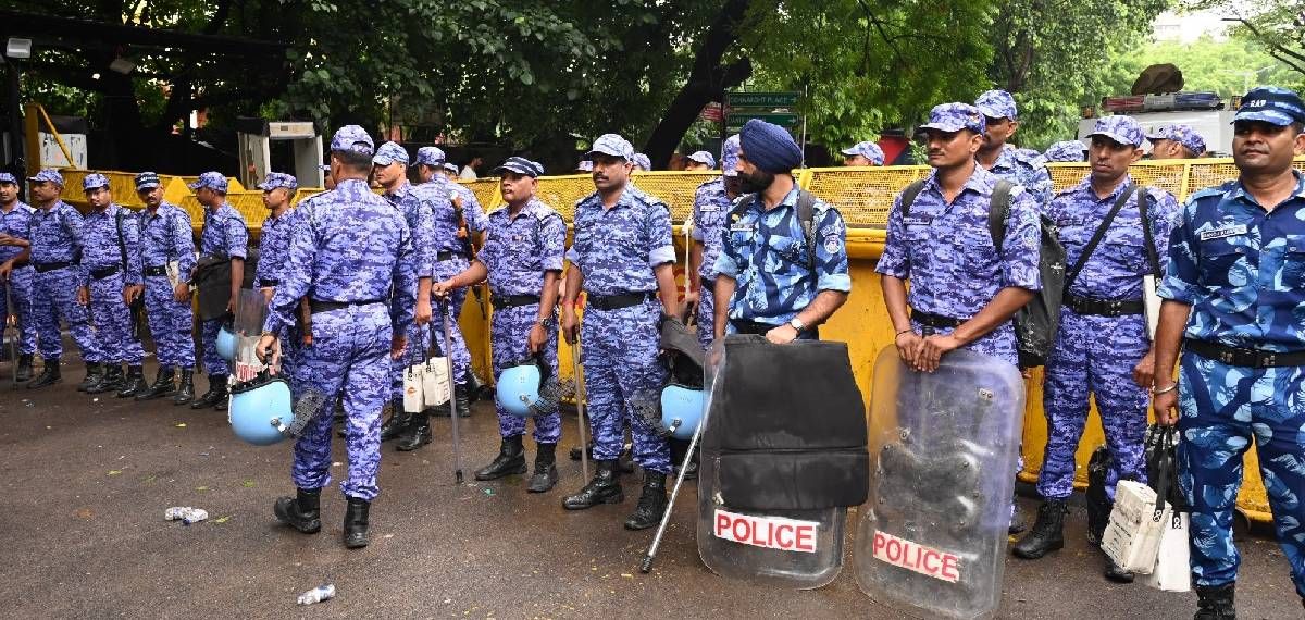 സി.ജെ.പി. പ്രതിഷേധം തടയാൻ സുരക്ഷ കടുപ്പിച്ച് ഡൽഹി പോലീസ്; അതിർത്തികളിൽ കൂടുതൽ സേനയെ വിന്യസിക്കും