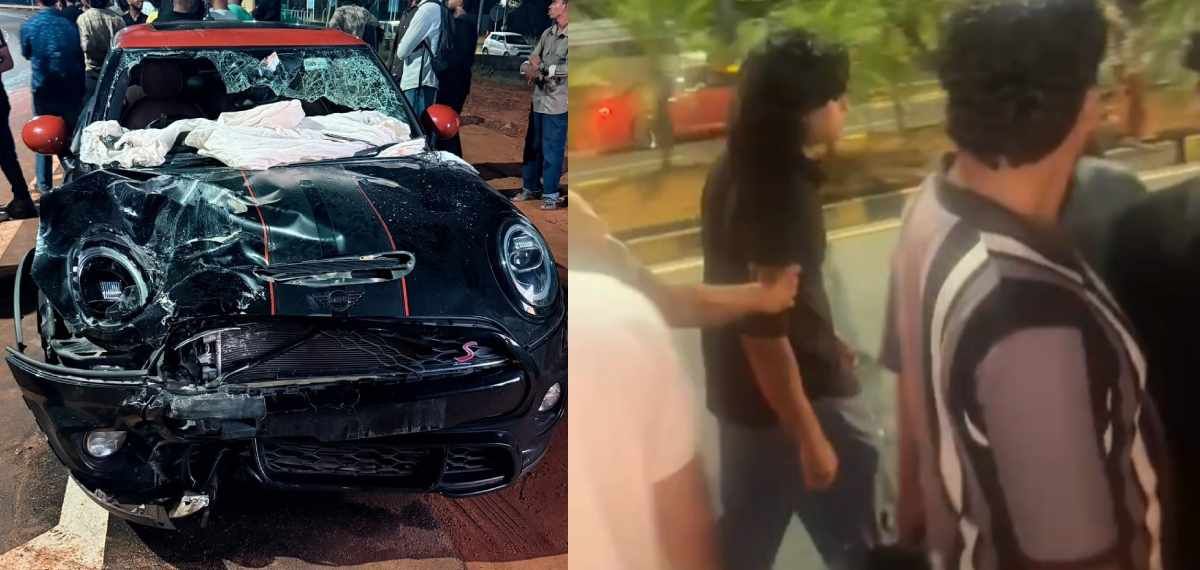 അമിതവേഗതയിലെത്തിയ മിനി കൂപ്പർ സ്കൂട്ടറിലിടിച്ച് അപകടം; നെടുമ്പാശ്ശേരിയിൽ മൂന്ന് പേർക്ക് ദാരുണാന്ത്യം