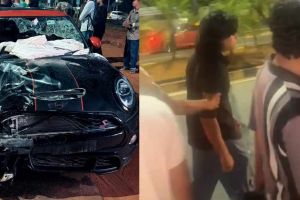 അമിതവേഗതയിലെത്തിയ മിനി കൂപ്പർ സ്കൂട്ടറിലിടിച്ച് അപകടം; നെടുമ്പാശ്ശേരിയിൽ മൂന്ന് പേർക്ക് ദാരുണാന്ത്യം