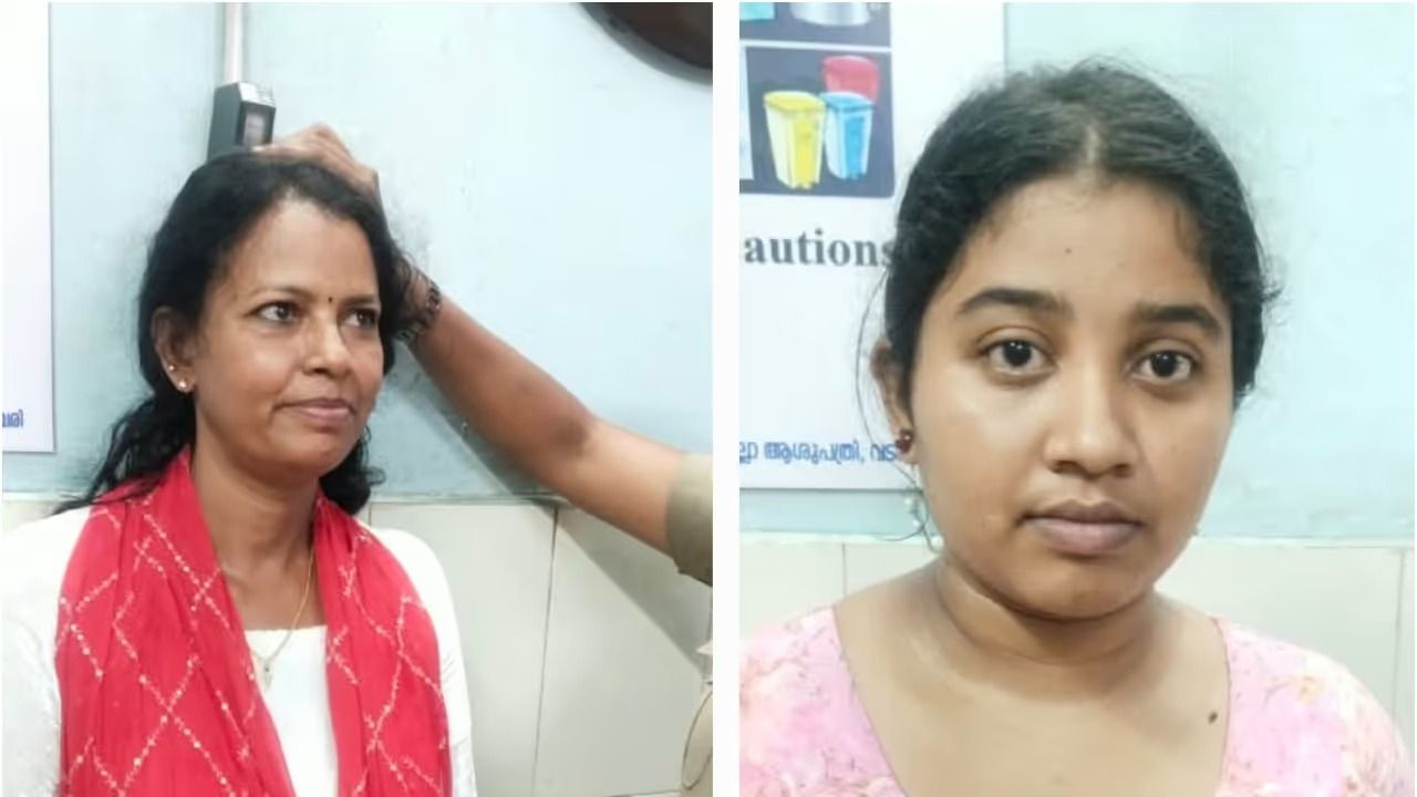 വടക്കാഞ്ചേരി പോലീസ് സ്റ്റേഷനിൽ ഭീകരാന്തരീക്ഷം സൃഷ്ടിച്ച് അമ്മയും മകളും; വനിതാ പോലീസുകാരെ ആക്രമിച്ച് പരിക്കേൽപ്പിച്ച കേസിൽ അറസ്റ്റിൽ