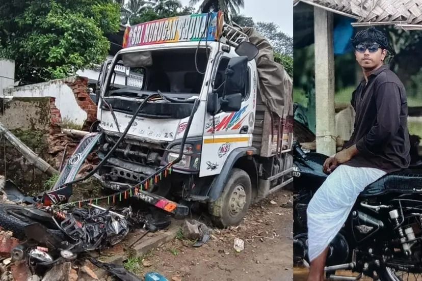 വാണിയംകുളത്ത് ലോറിയും ബൈക്കും കൂട്ടിയിടിച്ച് 18-കാരൻ മരിച്ചു; യുവാവിന് ഗുരുതര പരിക്ക്