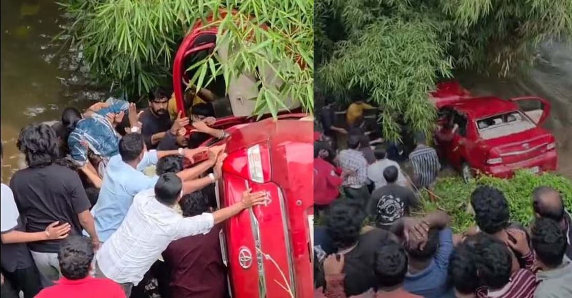 വയനാട്ടിൽ കാർ നിയന്ത്രണംവിട്ട് തോട്ടിലേക്ക് മറിഞ്ഞു; നാലുവയസ്സുകാരി മരിച്ചു