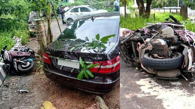 ചേരാനല്ലൂർ വാഹനാപകടക്കേസ്: സി.ഐ. ഉൾപ്പെടെ നാലു പൊലീസുകാർക്ക് സസ്പെൻഷൻ; പതിനേഴുകാരനെതിരെ കുറ്റകരമായ നരഹത്യയ്ക്ക് കേസെടുത്തു